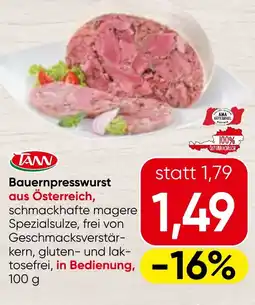 Spar Bauernpresswurst aus Österreich, Angebot