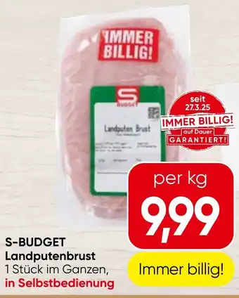 Spar S-BUDGET Landputenbrust Angebot