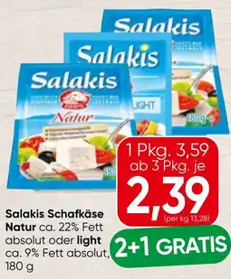 Spar Salakis Schafkäse Natur Angebot