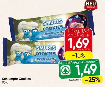 Spar Schlümpfe Cookies Angebot