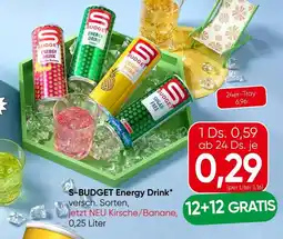 Spar S-BUDGET Energy Drink Angebot
