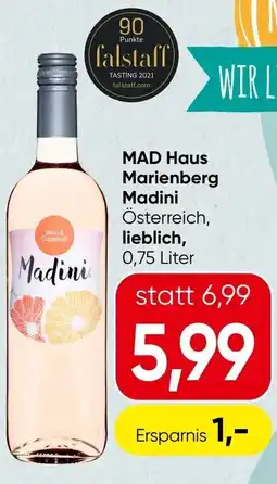 Spar MAD Haus Marienberg Madini Angebot