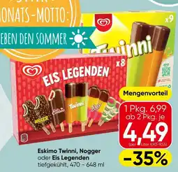 Spar Eskimo Twinni, Nogger oder Eis Legenden Angebot