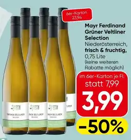 Spar Mayr Ferdinand Grüner Veltliner Selection Angebot