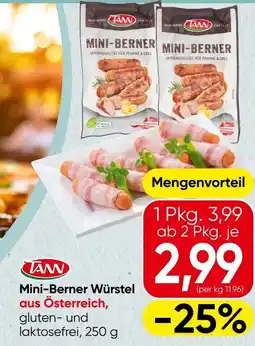 Spar Mini-Berner Würstel SPAR Angebot