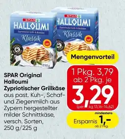 Spar SPAR Original Halloumi Zypriotischer Grillkäse Angebot