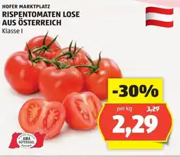 Hofer Rispentomaten lose aus österreich Angebot