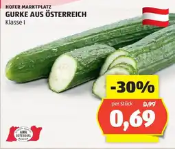 Hofer Gurke aus österreich Angebot