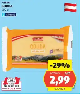 Hofer Milsani gouda Angebot