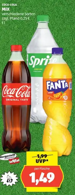 Hofer Coca-cola mix Angebot
