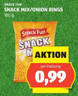 Hofer Snack Mix/Onion Rings Angebot
