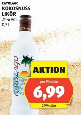 Hofer Cayolago kokosnuss likör Angebot