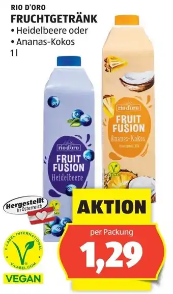 Hofer Rio d'oro Fruchtgetränk Angebot