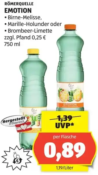 Hofer Römerquelle Emotion Angebot