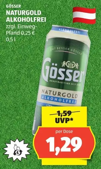 Hofer Gösser naturgold alkoholfrei Angebot