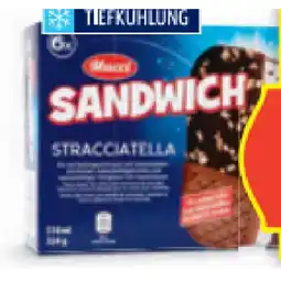 Hofer Eis-Sandwich Stracciatella HOFER Angebot