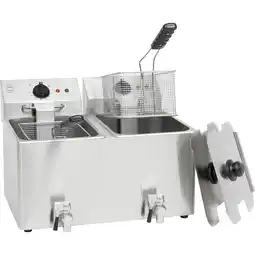 Metro Fritteuse 2x8 Liter GDF 3028, Preisangabe ohne MwSt. (Preis inkl. MwSt. 287,04 €), METRO Angebot