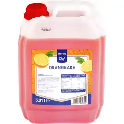 Metro Orangeade Sirup, Preisangabe ohne MwSt. (Preis inkl. MwSt. 9,89 €), METRO Angebot
