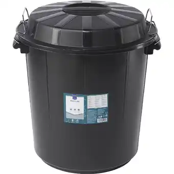 Metro Mülltonne schwarz 60 l, Preisangabe ohne MwSt. (Preis inkl. MwSt. 18,00 €), METRO Angebot