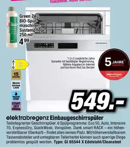 Red Zac elektrabregenz Einbaugeschirrspüler Angebot