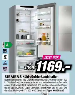 Red Zac Siemens kühl-/gefrierkombination Angebot