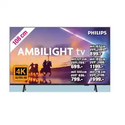 Red Zac 108 cm Ultra HD Ambilight 43PUS8500 Stattpreis=UVP RED ZAC Angebot