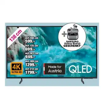 Red Zac 138 cm Ultra HD QLED Vision AI Smart TV QE55Q7F3 RED ZAC Angebot