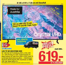 Maximarkt Led TV ue 65cu7090 uhd Angebot
