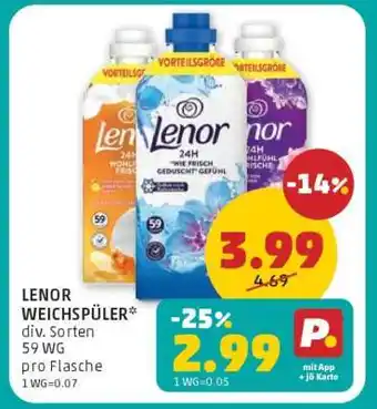 PENNY Lenor Weichspüler Angebot