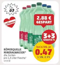 PENNY Roemerquelle Mineralwasser Angebot