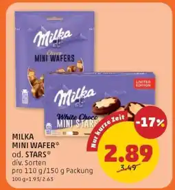 PENNY MILKA MINI WAFER od. STARS Angebot