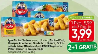 Spar Iglo Fischstäbchen Angebot