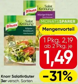 Spar Knorr Salatkräuter 3er Angebot