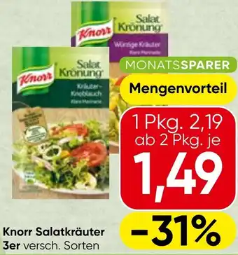 Spar Knorr Salatkräuter 3er Angebot
