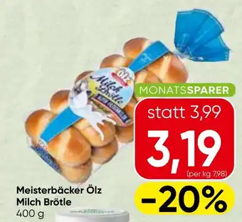 Spar Meisterbäcker Ölz Milch Brötle Angebot
