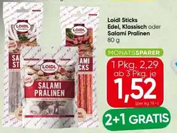 Spar Loidl Edel Salami Sticks Angebot
