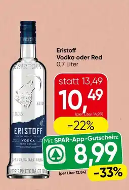 Spar Eristoff Vodka Angebot