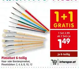 Interspar Pinselset Angebot