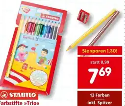Interspar Stabilo Farbstifte Trio Angebot