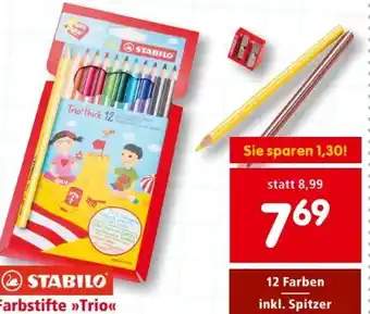 Interspar Stabilo Farbstifte Trio Angebot