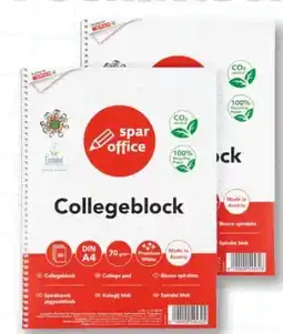 Interspar Spar Office Collegeblock A4 Angebot