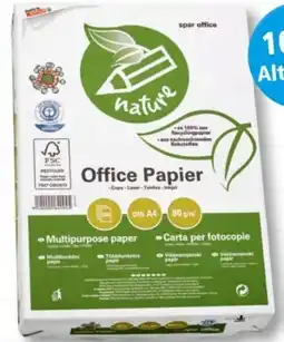 Interspar Spar Office Multifunktionspapier Angebot