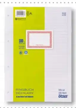Interspar Ursus Ringbucheinlagen A4 Angebot