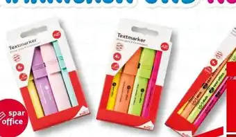 Interspar Spar Office Textmarker Angebot
