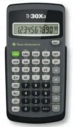 Interspar Texas Instruments Taschenrechner TI-30XA Angebot