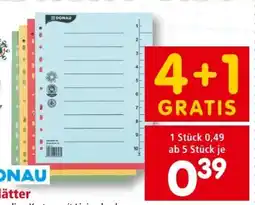 Interspar Donau Trennblätter Angebot