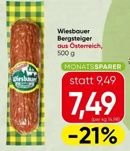 Spar Wiesbauer Bergsteiger Angebot