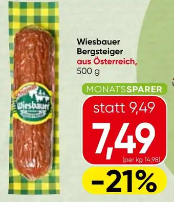Spar Wiesbauer Bergsteiger Angebot