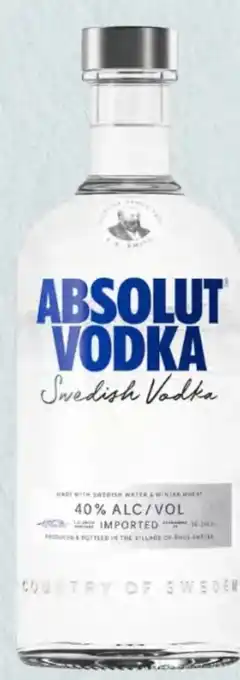 Spar Absolut Vodka Angebot