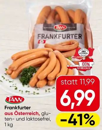 Spar Frankfurter aus Österreich Angebot